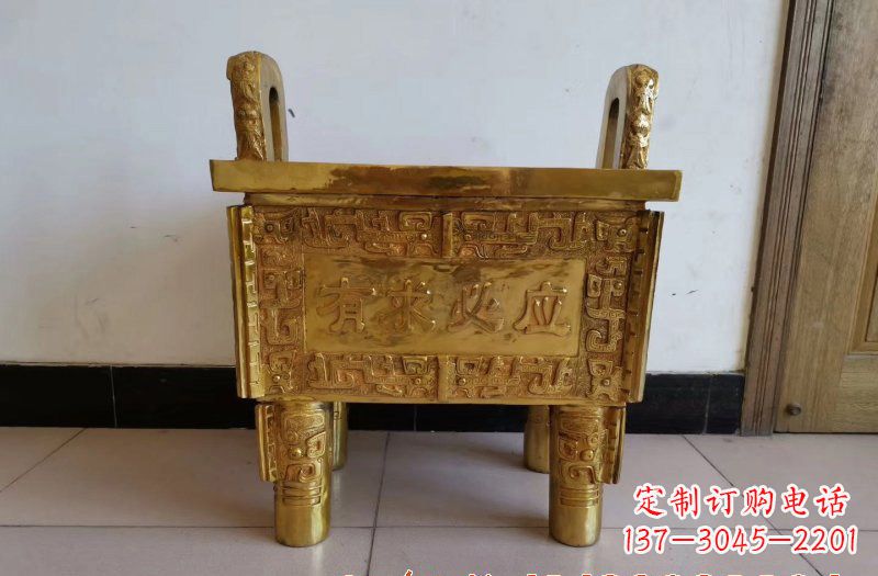 衢州铜雕香炉雕塑