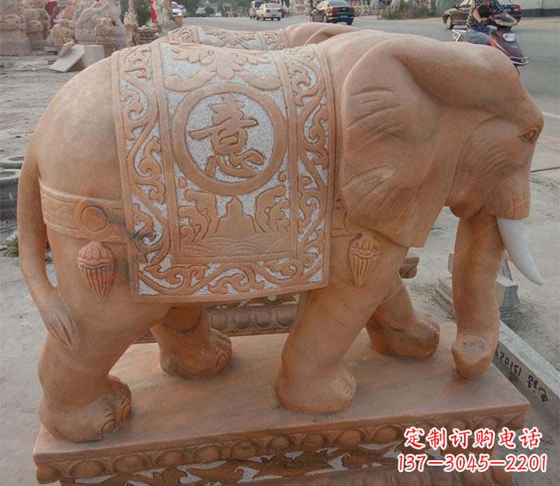 衢州晚霞红如意动物大象