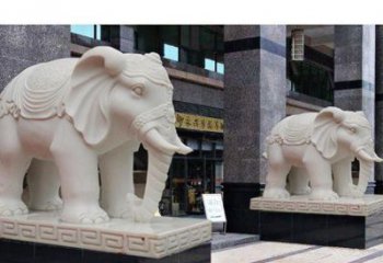 衢州最佳选择——石雕酒店大象雕塑