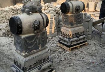 衢州定制大象雕塑石雕门墩，传承中国古典文化