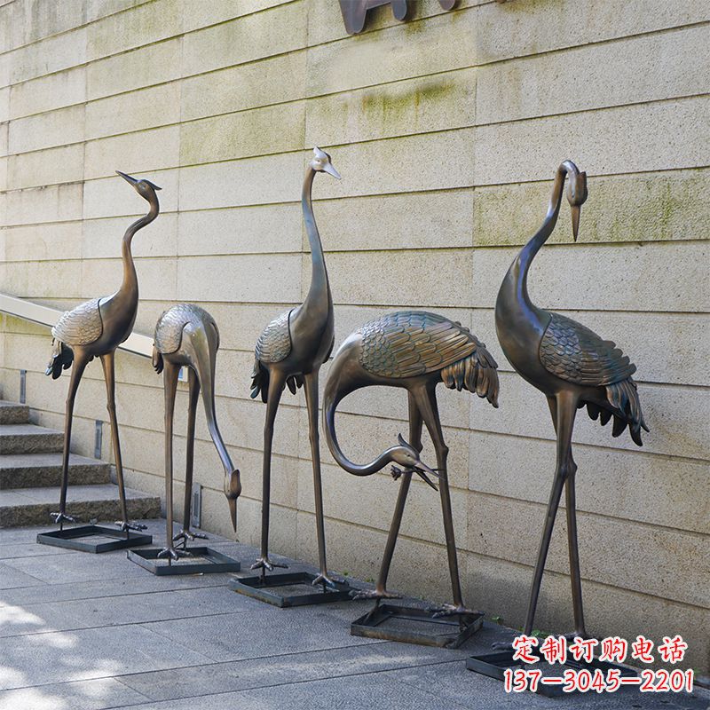 衢州仙鹤不锈钢雕塑