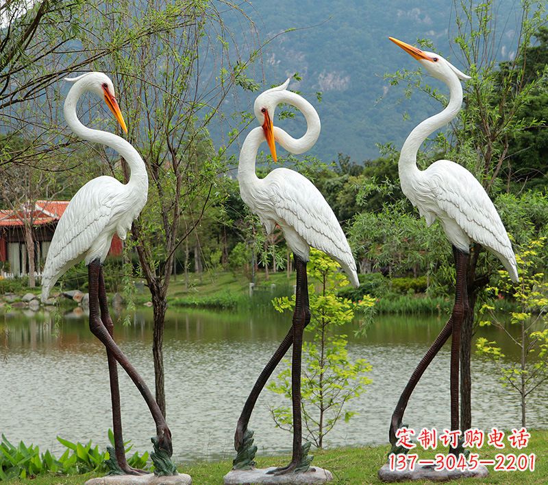 衢州仙鹤的雕塑