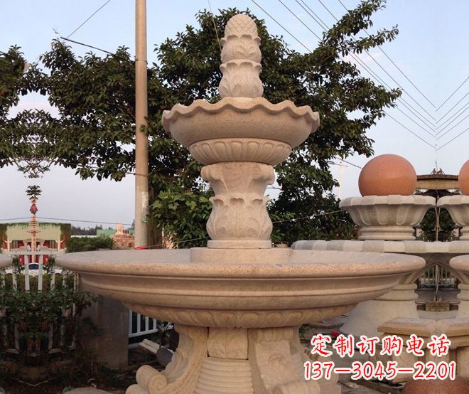 衢州小区景观大型喷泉石雕 (4)