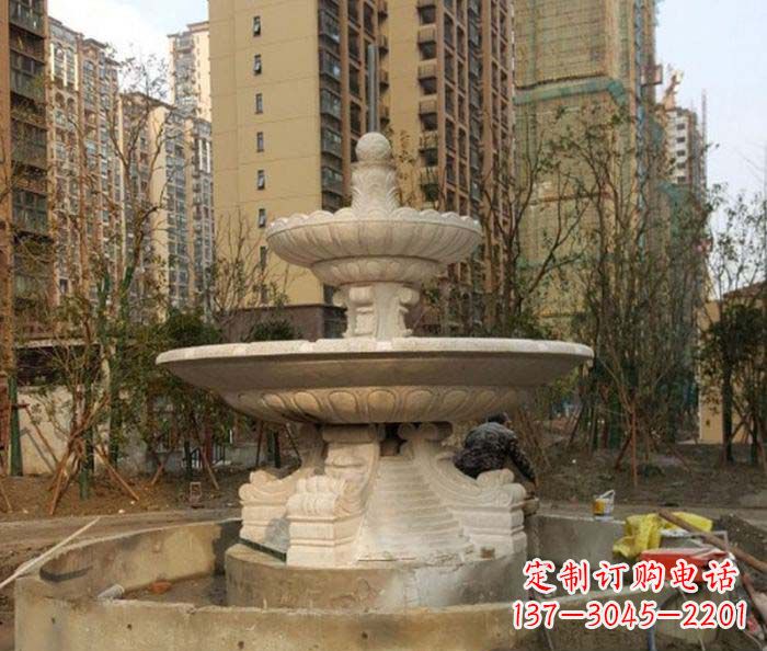 衢州小区景观大型喷泉石雕 (3)