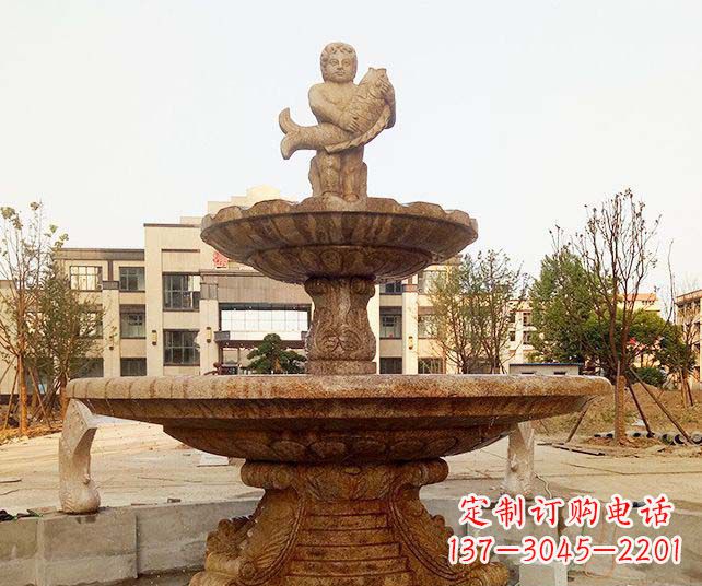 衢州小区景观欧式喷泉石雕