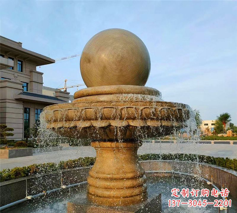 衢州小区石喷泉雕塑