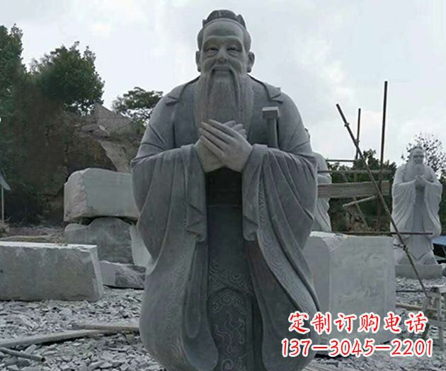 衢州校园孔子人物石雕