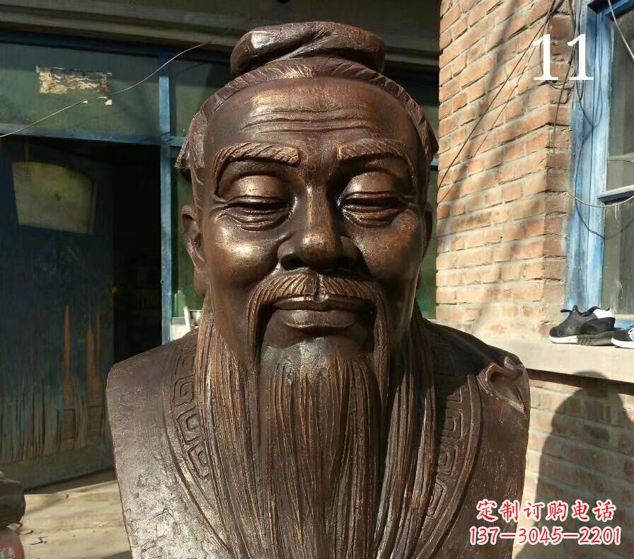 衢州校园名人铜雕 人物雕塑