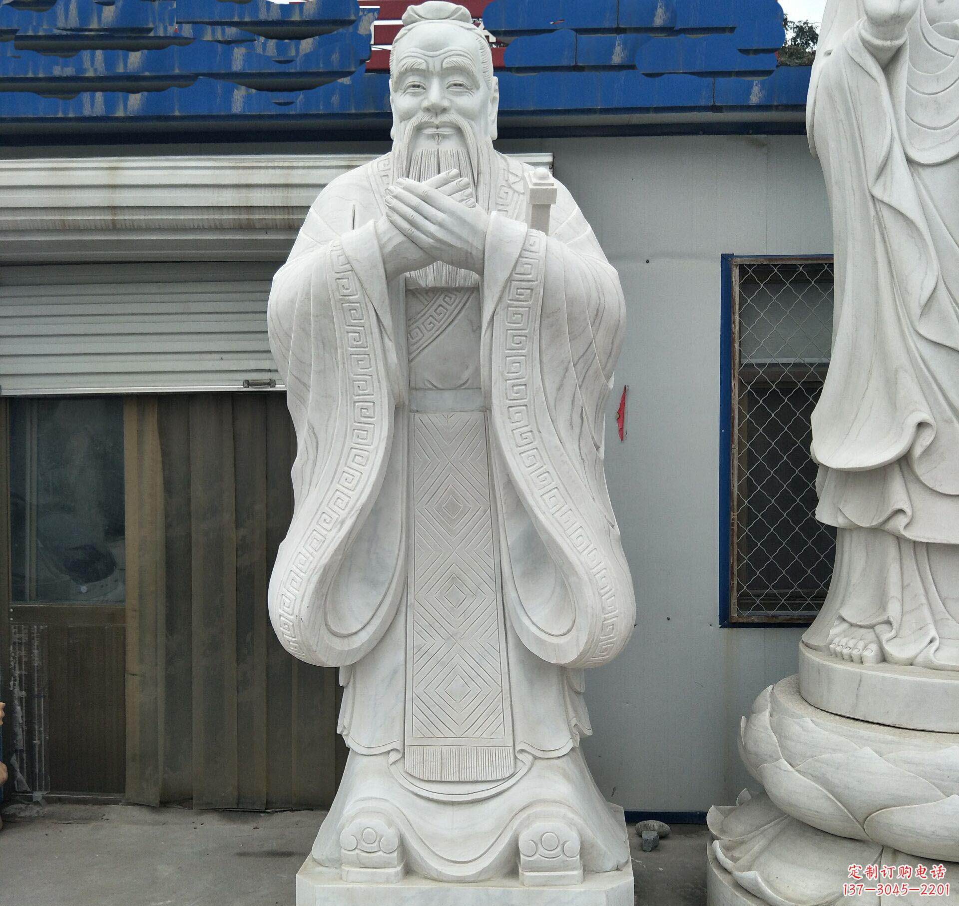 衢州学校礼仪孔子石雕