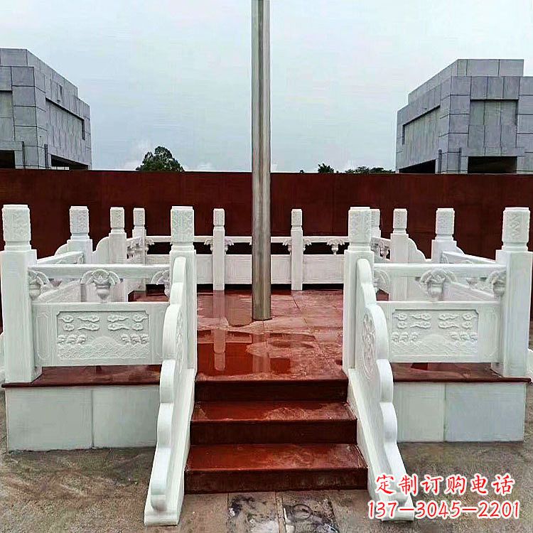 衢州学校石雕升旗台