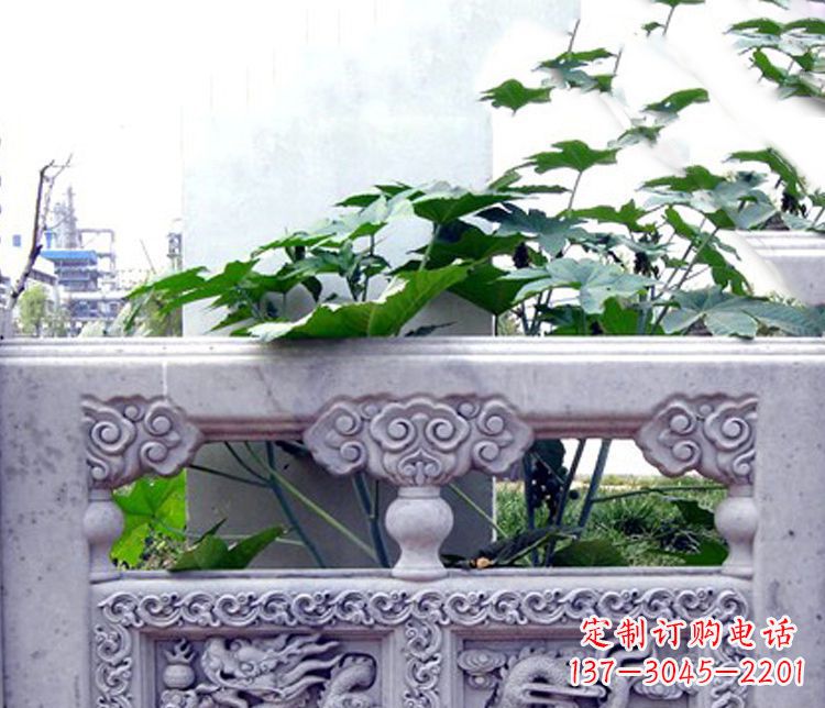衢州园林仿古石栏板景观石雕 (6)