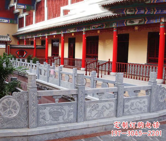 衢州园林仿古石栏板景观石雕 (12)