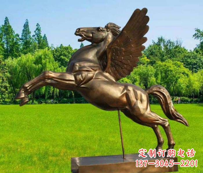衢州园林飞马铜雕