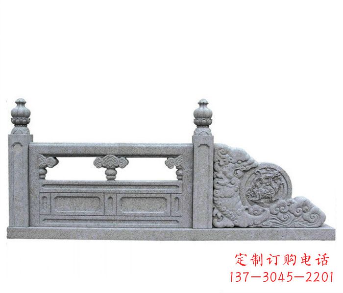衢州园林景观大理石栏板雕塑 (2)