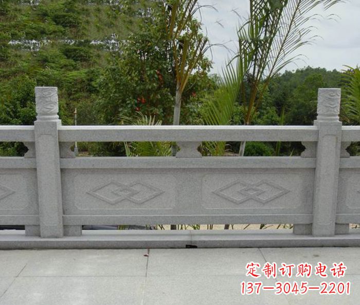 衢州园林景观大理石栏板雕塑 (3)