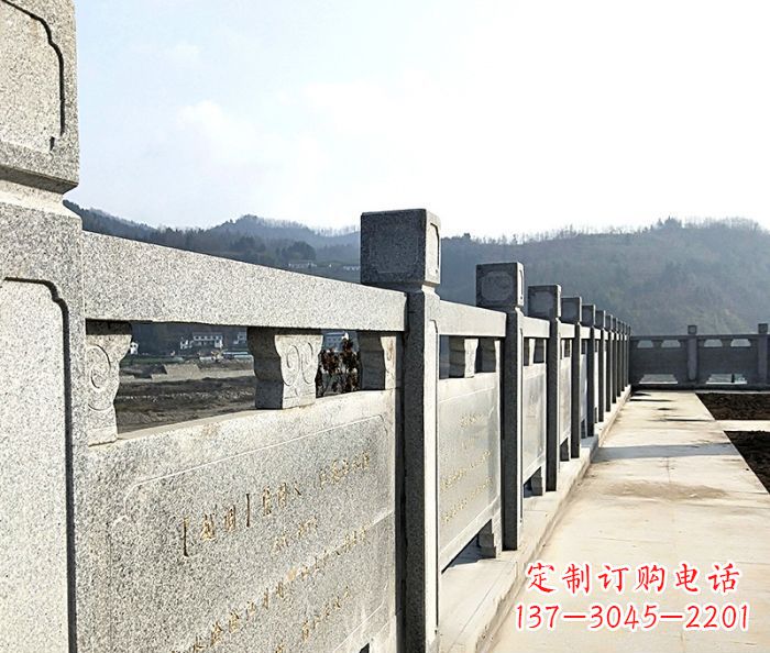 衢州园林景观大理石栏板石雕 (14)