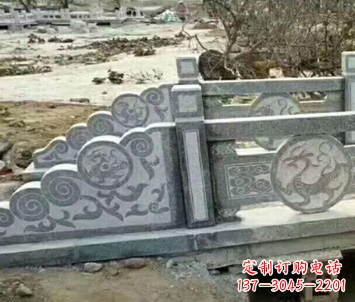 衢州园林景观仿古石雕栏板 (10)