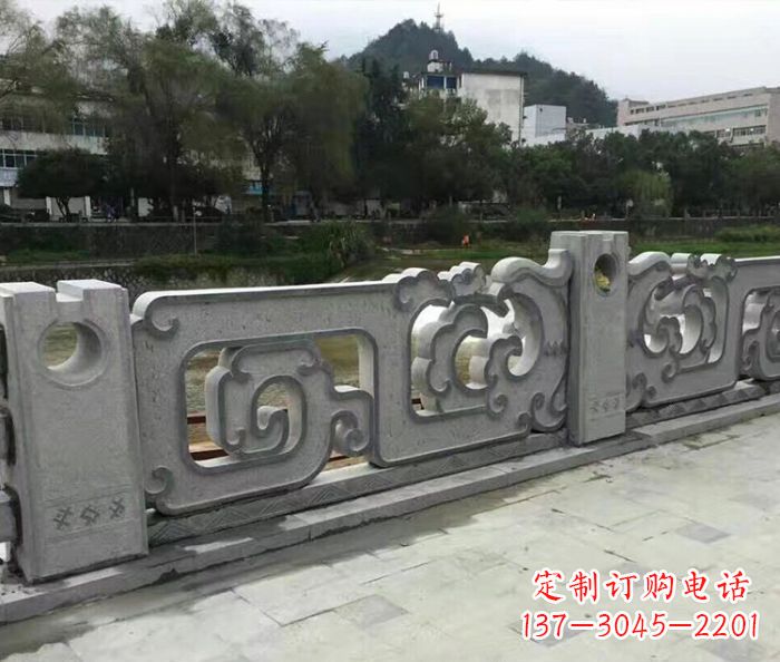 衢州园林景观仿古石雕栏板_1