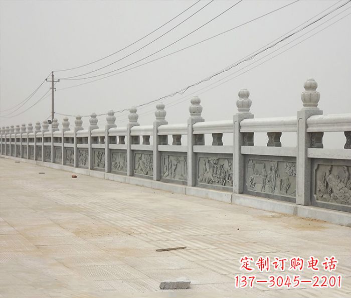 衢州园林景观仿古石雕栏板_2