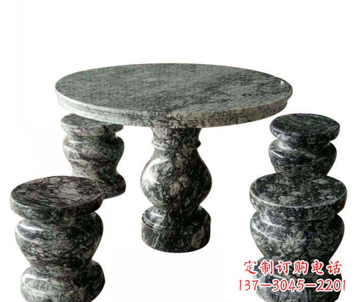 衢州园林景观圆形石桌凳
