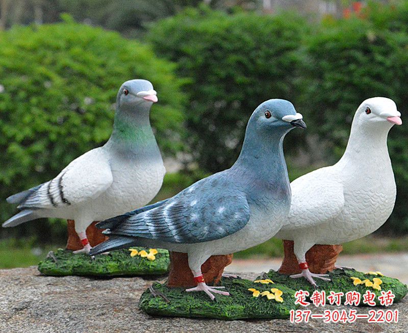 衢州长春和平鸽雕塑