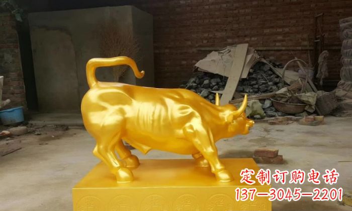 衢州招财铜牛雕塑 (2)