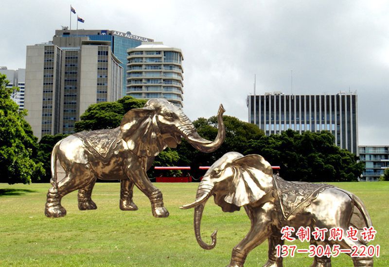 衢州招财镇宅大象铜雕