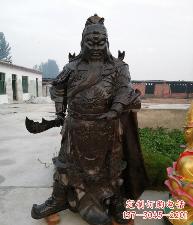 衢州铸铜关公像铜雕