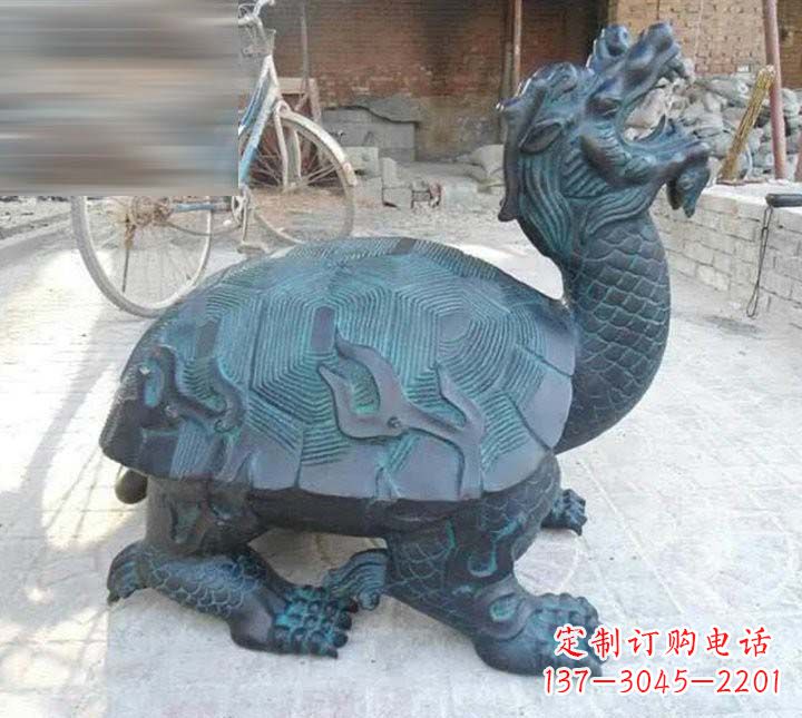 衢州铸铜龙龟雕塑222