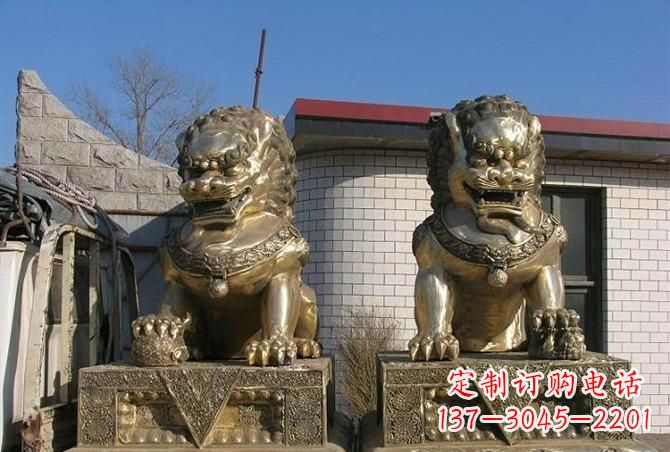 衢州铸铜狮子雕塑