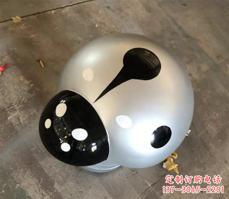 衢州瓢虫雕塑不锈钢